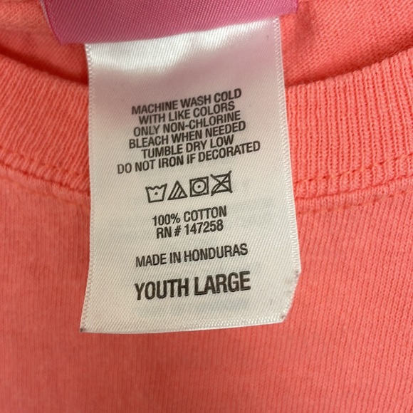 Simply Southern Unicorn “Seek Magic Ever Day” Long Sleeve Youth LargeColor Peach - Picture 6 of 6